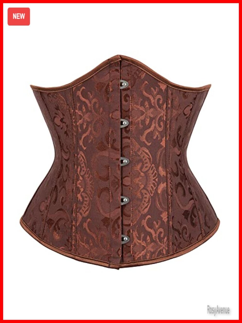 Underbust Corset Top Women Waist Trainer Lace Up Renaissance Costume